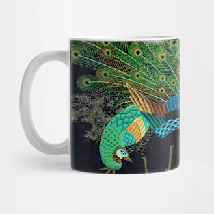 Peacock by G.A. Audsley - Altered Version Mug